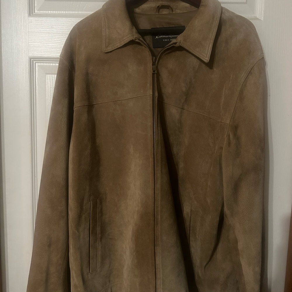 Eddie Bauer Tan Suede Jacket